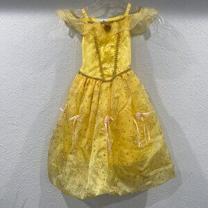 Disney Store, "Belle" yellow gold ballroom dress girl's size XXS (2/3).